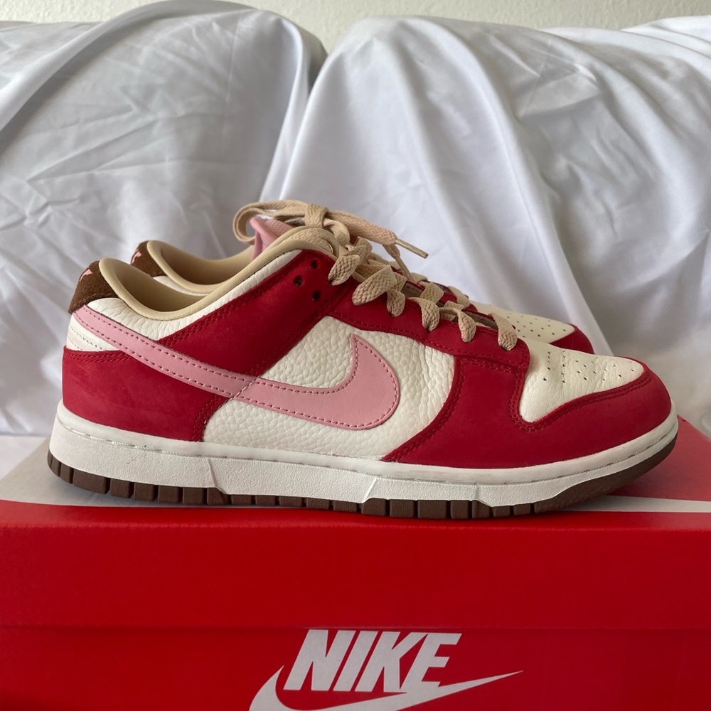 Nike Dunks Bacon Red and White Sneakers